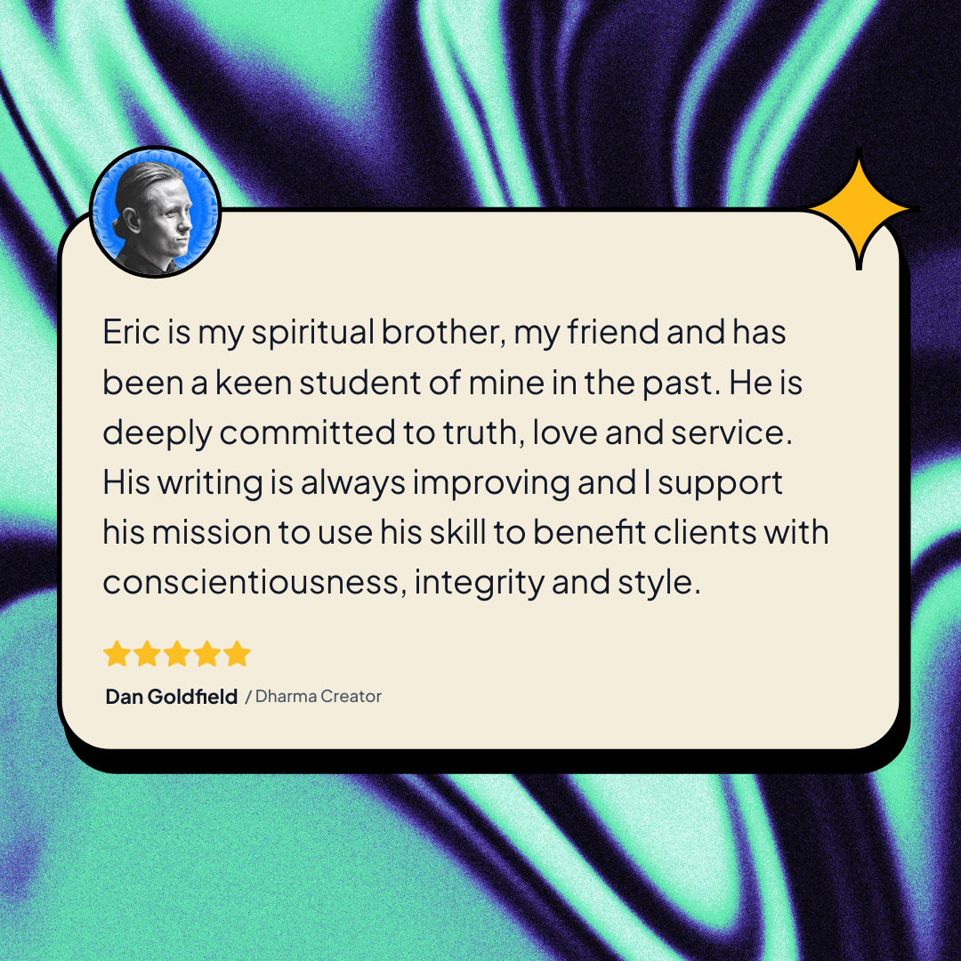 Testimonial from Dan Goldfield